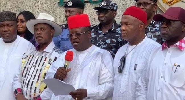 South East Governors: Insecurity and killings in South East have gone beyond IPOB/ESN, Thanks PMB for agreeing to political solution in the Region 