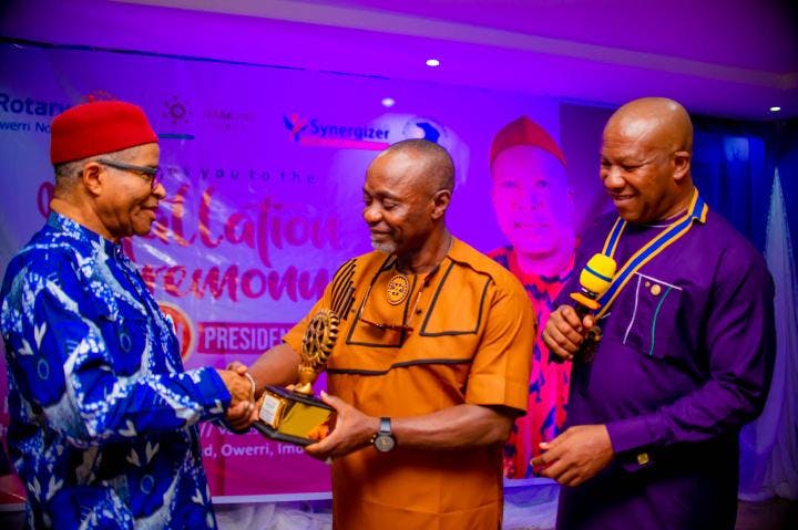 DR CHIEF OKEY ANUKWUEM BAGS AWARD OF OUTSTANDING PERFORMANCE: 